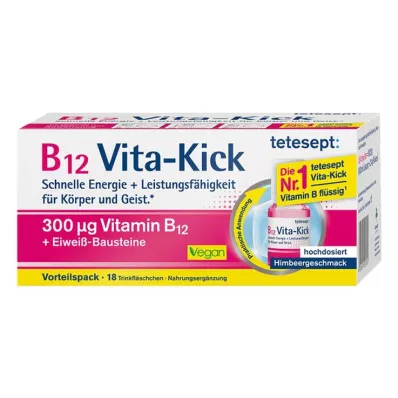 TETESEPT B12 Vita-Kick 300 µg Trinkamp.Vorteilspa., 18 uds