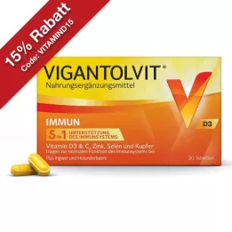 VIGANTOLVIT Inmune comprimidos recubiertos con película, 30 uds