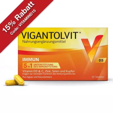 VIGANTOLVIT Inmune comprimidos recubiertos con película, 30 uds