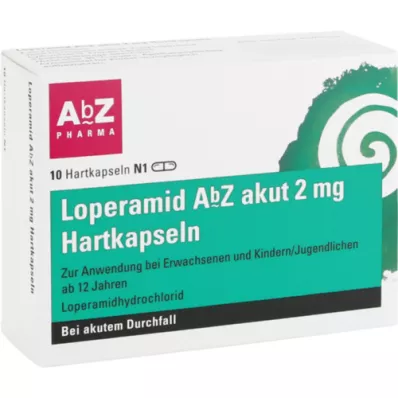 LOPERAMID AbZ akut 2 mg cápsulas duras, 10 uds