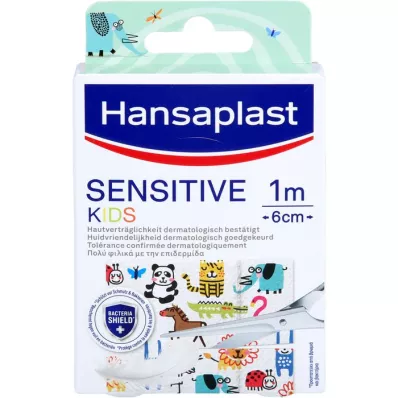 HANSAPLAST Esparadrapo infantil sensible 6 cmx1 m, 1 ud