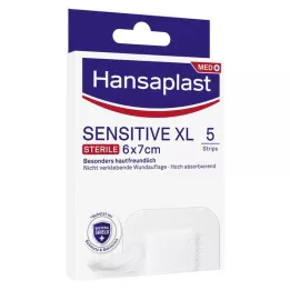 HANSAPLAST Apósito sensible estéril 6x7 cm, 5 uds