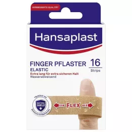 HANSAPLAST Tiritas elásticas para dedos, 16 unidades