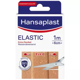 HANSAPLAST Esparadrapo elástico 6 cmx1 m, 1 ud