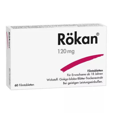 RÖKAN 120 mg comprimidos recubiertos con película, 60 uds