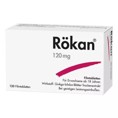 RÖKAN 120 mg comprimidos recubiertos con película, 120 uds