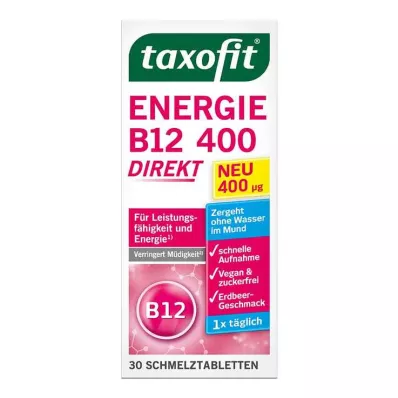 Taxofit Energy B12 400 tabletas de fusión directa, 30 piezas