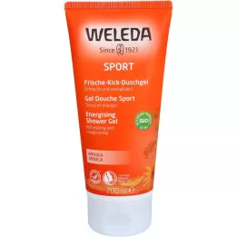 WELEDA Gel de ducha Sport Fresh Kick Árnica, 200 ml