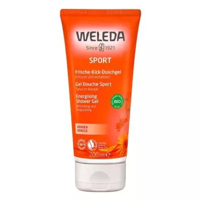 WELEDA Gel de ducha Sport Fresh Kick Árnica, 200 ml