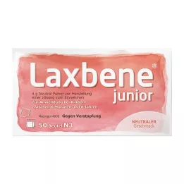LAXBENE junior 4 g Neutro PLE Kdr.6 Mon.-8 años, 50X4 g