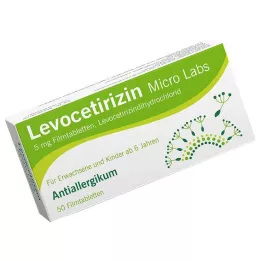 LEVOCETIRIZIN Micro Labs 5 mg comprimidos recubiertos con película, 50 uds