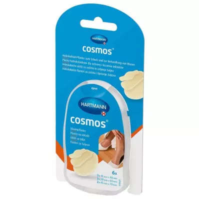 COSMOS Mezcla de yeso para ampollas de 3 tamaños, 6 unidades