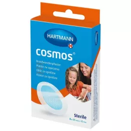 COSMOS Yeso para quemaduras 43x68 mm, 8 piezas