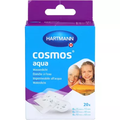 COSMOS tiras de escayola aqua 3 tamaños, 20 uds