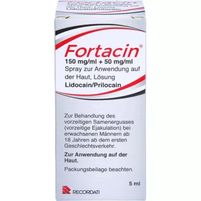 FORTACIN 150 mg/ml + 50 mg/ml spray para aplicación cutánea, 5 ml