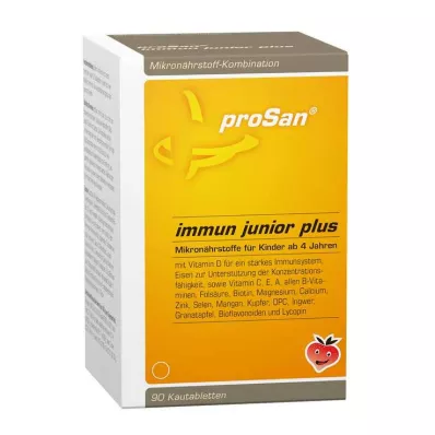 PROSAN immune junior plus comprimidos masticables, 90 uds