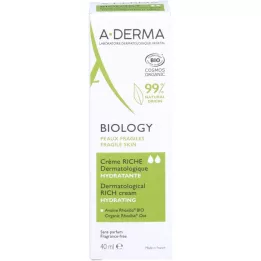 A-DERMA Biología Crema rica dermatológica, 40 ml