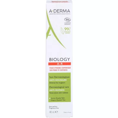 A-DERMA Biología cuidado anti-rojeces dermatológico, 40 ml