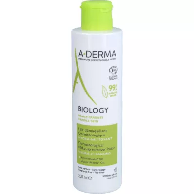 A-DERMA Loción desmaquillante Biology, 200 ml