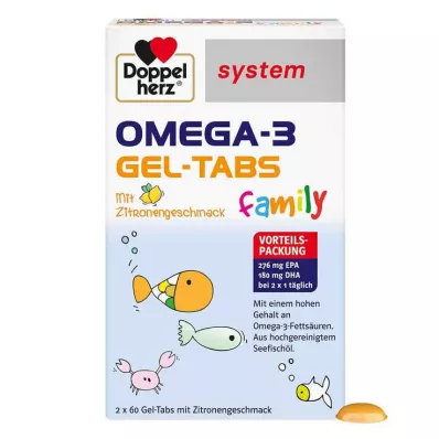 Sistema familiar Doppelherz Omega-3 Gel Tabs, 120 piezas