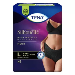 TENA SILHOUETTE más L noir, 8 uds