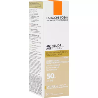 ROCHE-POSAY Anthelios Age Correct crema con color.LSF 50, 50 ml