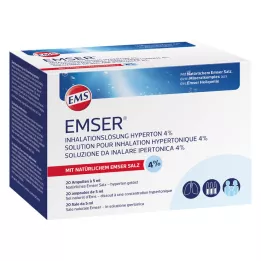 EMSER Solución de inhalación hipertónica 4%, 20X5 ml