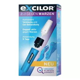 EXCILOR pack combi 2en1 contra las verrugas, 1 p