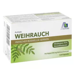 WEIHRAUCH 450 mg Cápsulas de Boswellia Serrata, 120 Cápsulas
