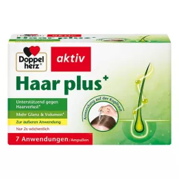 DOPPELHERZ Ampollas Hair plus, 7 uds