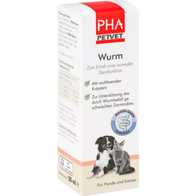 PHA Gotas antiparasitarias para perros/gatos, 50 ml