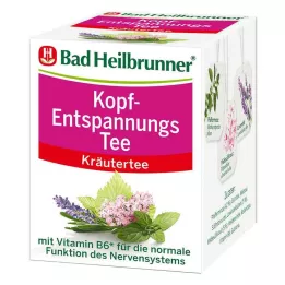 BAD HEILBRUNNER Bolsa de filtro de té Head Relaxation, 8 unidades