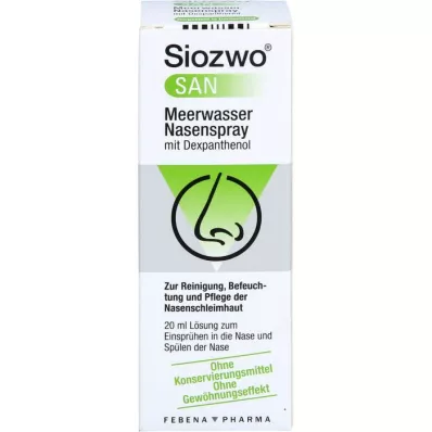 SIOZWO SAN Aerosol nasal de agua de mar con dexpantenol, 20 ml