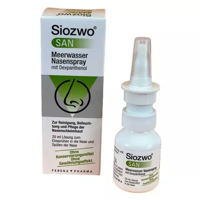 Spray nasal de agua de mar Siozwo San con dexpantenol, 20 ml