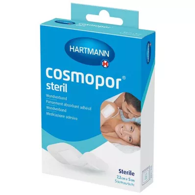 COSMOPOR apósito estéril 5x7,2 cm OTC, 5 uds