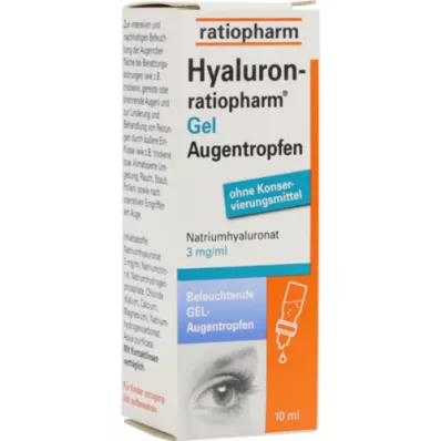 HYALURON-RATIOPHARM Colirio en gel, 10 ml