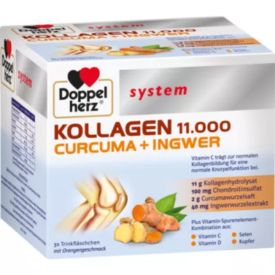 DOPPELHERZ Colágeno 11.000 Curcuma+Ingw.system TRA, 30X25 ml