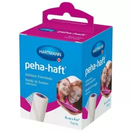 PEHA-HAFT Venda de fijación sin látex 6 cmx4 m OTC, 1 ud