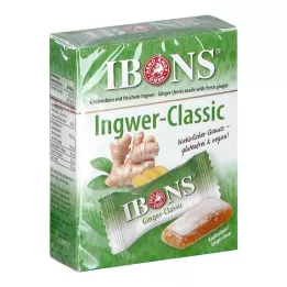 IBONS Caramelos masticables Ginger Classic Box, 60 g