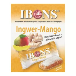 IBONS Caramelos masticables Ginger Mango Box, 60 g