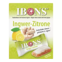 IBONS Caramelos masticables Ginger Lemon Box, 60 g