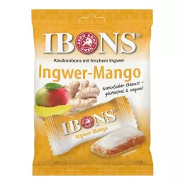 IBONS Caramelos masticables Ginger Mango Bag, 92 g