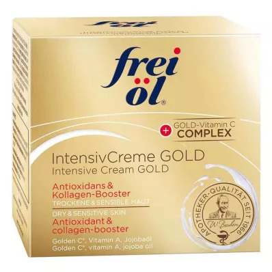 Crema intensiva hidrolipídica de aceite libre de oro, 50 ml