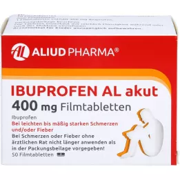 IBUPROFEN AL 400 mg comprimidos recubiertos con película, 50 unidades