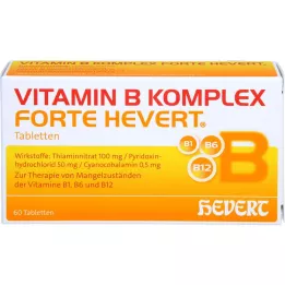 VITAMIN B KOMPLEX comprimidos forte Hevert, 60 uds