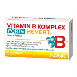 VITAMIN B KOMPLEX comprimidos forte Hevert, 60 uds