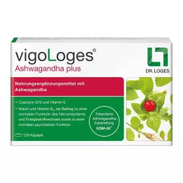 VIGOLOGES Ashwagandha plus cápsulas, 60 uds