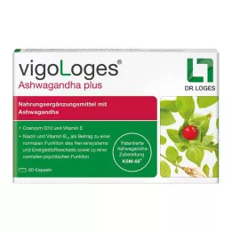 VIGOLOGES Ashwagandha plus cápsulas, 120 uds