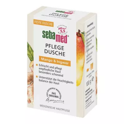 SEBAMED Ducha de cuidados con mango &amp; Jengibre sólido, 100 g