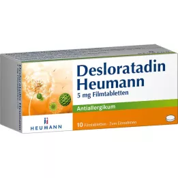 DESLORATADIN Heumann 5 mg comprimidos recubiertos con película, 10 uds